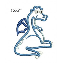 Stickdatei - Knuffeldrachen Klausi